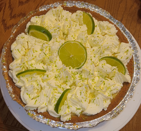 Keylime pie with meringue