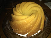 Designer sour cream pound cake