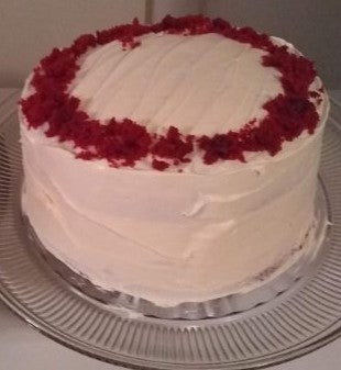 Red Velvet Cake with cheese cake layer