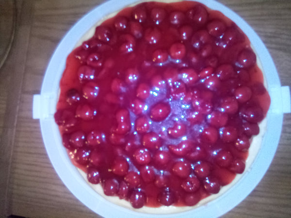 Cheese cake with toppings