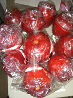 Rose design candy apples